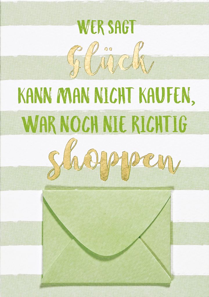 Geldkarte Pastel Collection Geldkarte Glückwunschkarte im Format 11
