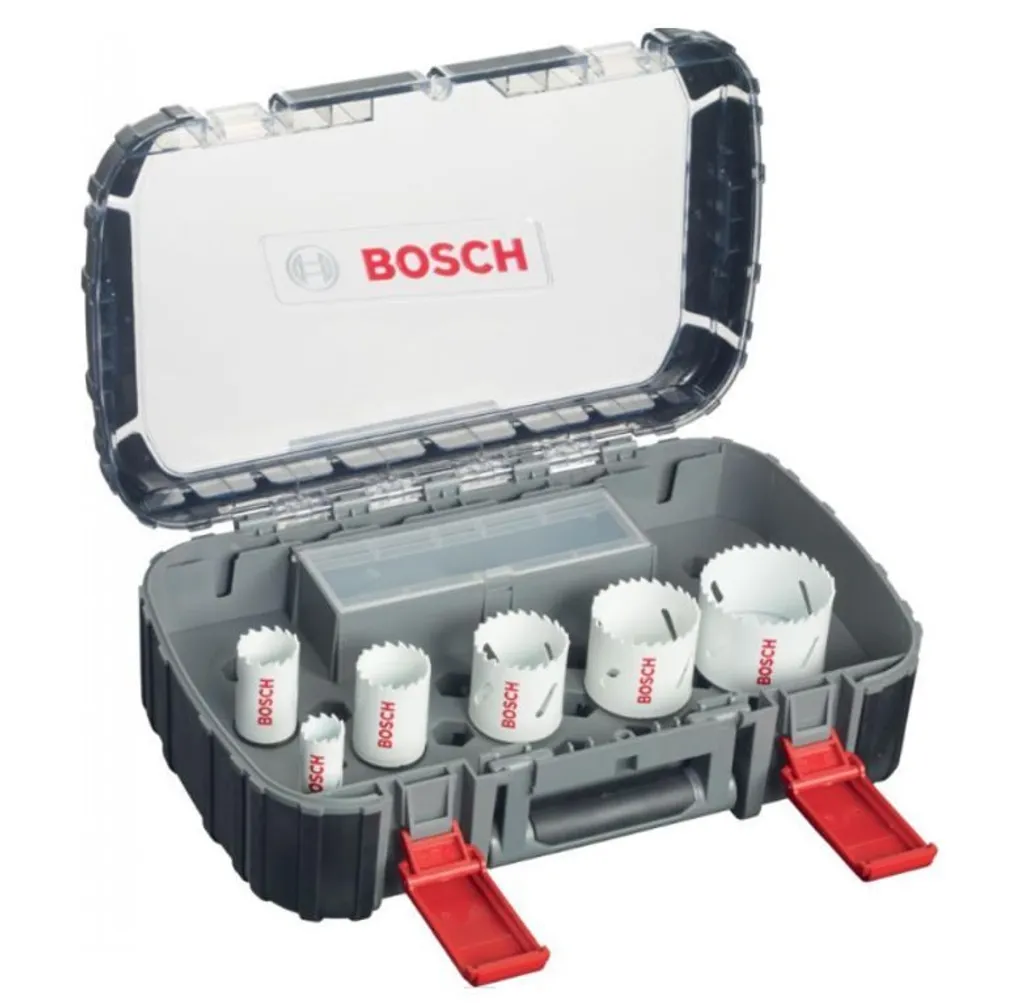 Scie cloche Bosch Progressor bi-métal cobalt 9 pièces de 19 à 68 mm