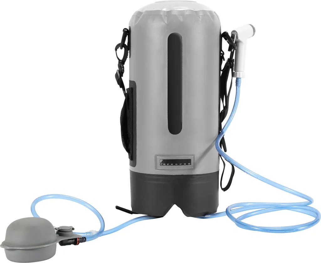 Jayseuw 12L Outdoor Shower: Doccia Solare ad Alta Pressione per Trekking