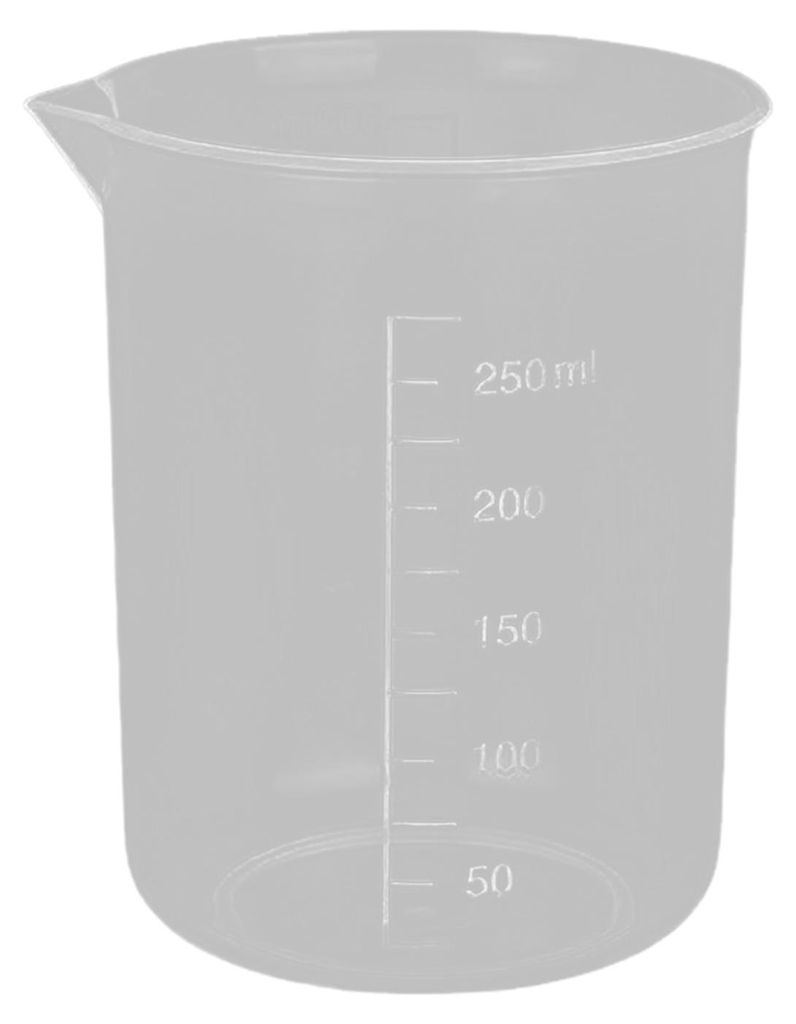 Messbecher aus Kunststoff, transparent, mit Skala und Ausgießer, vielseitig einsetzbar, zum Mischen, Backen und für die Küche