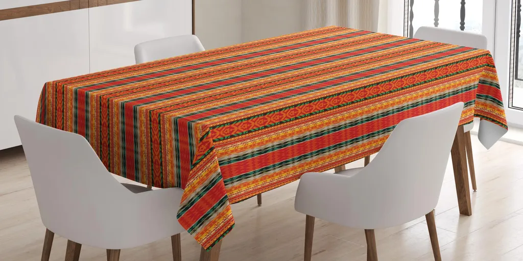 Tovaglia Messicana Funky ABAKUHAUS 140x200 - Colori Tradizionali Perù