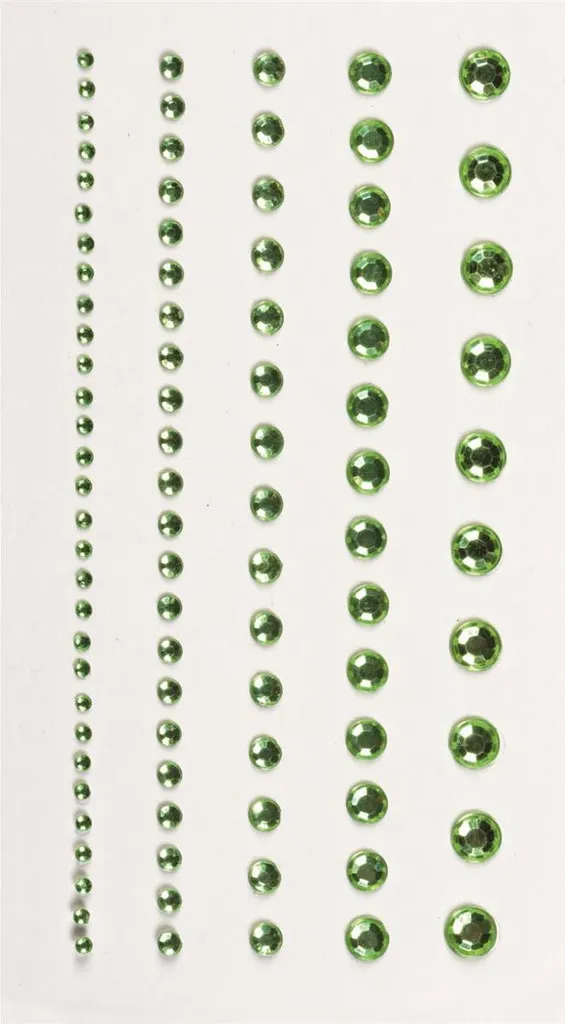 Stickers en Acrylique Verts Heyda pour Décoration et Scrapbooking 6X