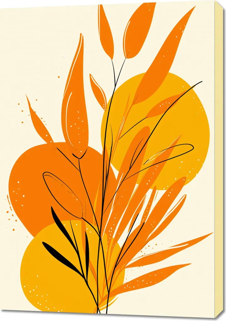Quadro 70x100 cm Vibrazione Estiva | Tela Canvas Moderna per Salotto