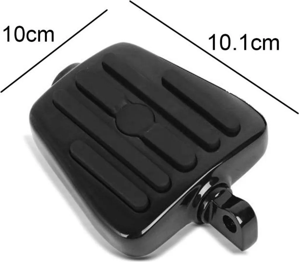 Marchepied noir robuste pour Harley Davidson MT1 - Design antidérapant - 4