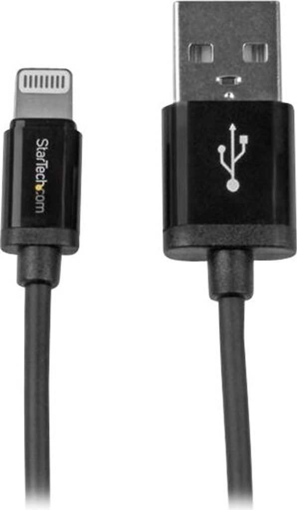 StarTech.com 15cm USB auf Lightning Kabel - kurzes USB Ladekabel für iPhone / iPod / iPad - Apple MFi- - Schwarz
