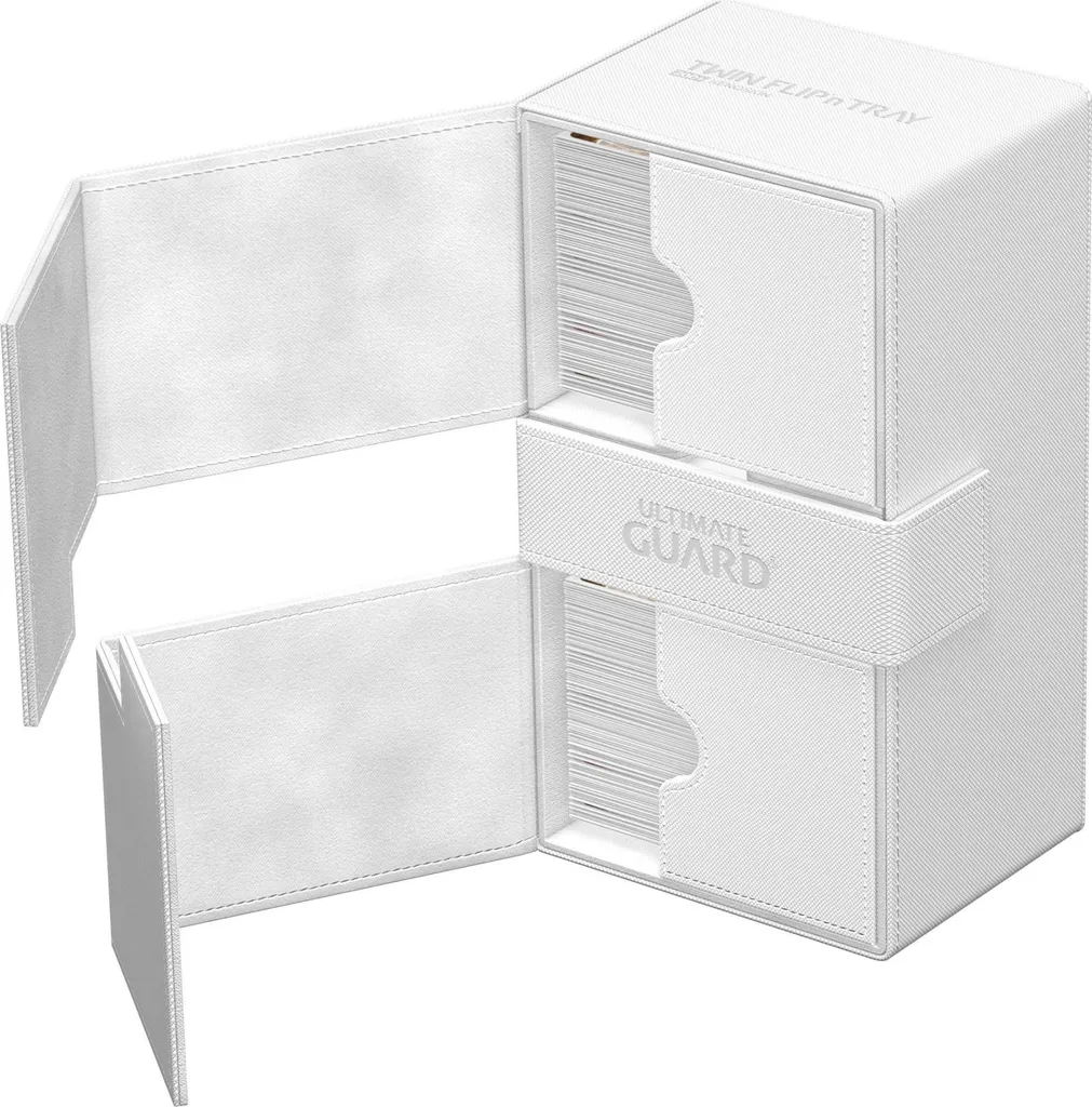 Ultimate Guard Twin Flip'n'Tray 200+ Xenoskin Blanc - Double Deck Box - 6