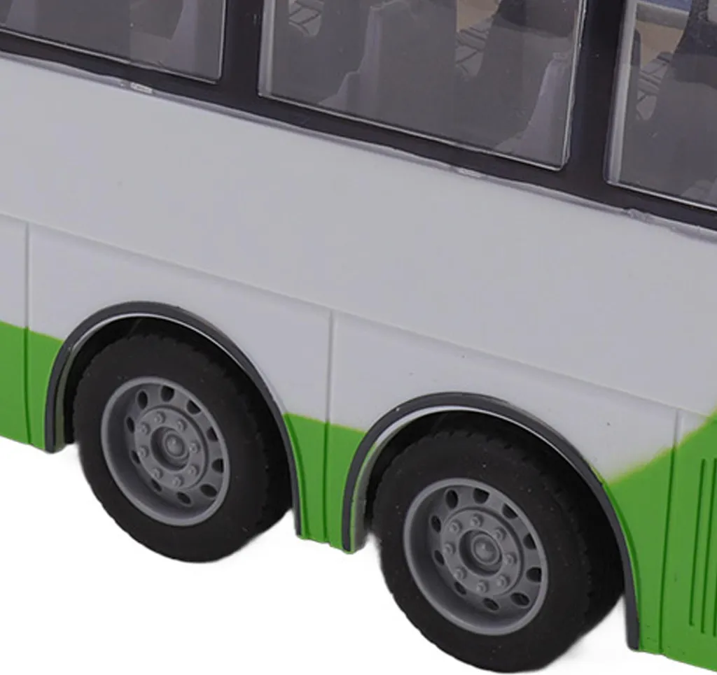 Bus télécommandé 1/30 vert et blanc - Modèle réduit RC haute précision - 4