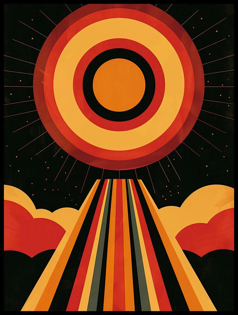 Plakat 60x80cm Vitalitätsstrahlen