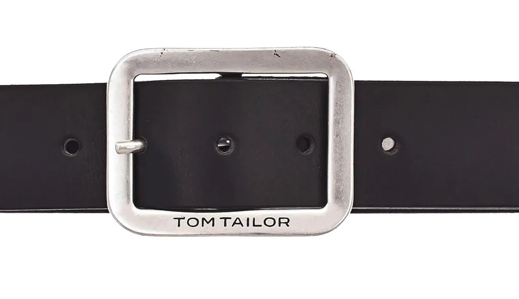Cintura Business Tom Tailor Uomo Nero W110 | Pelle Alta Qualità - 2