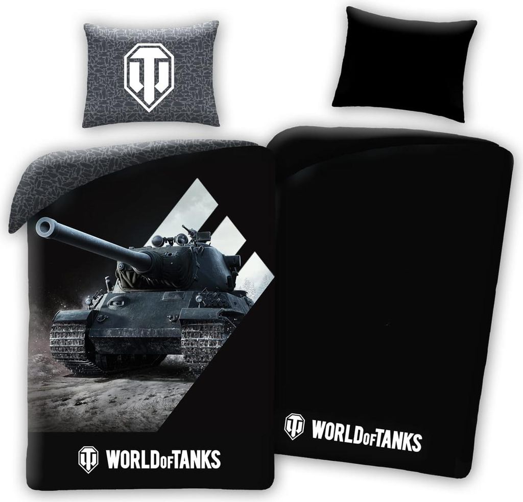 Jugendbettwäsche 140x200 World of Tanks Panzer