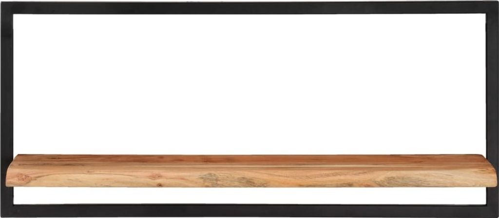 vidaXL Étagères murales 2 pcs. 80x25x35 cm bois massif Image du produit 