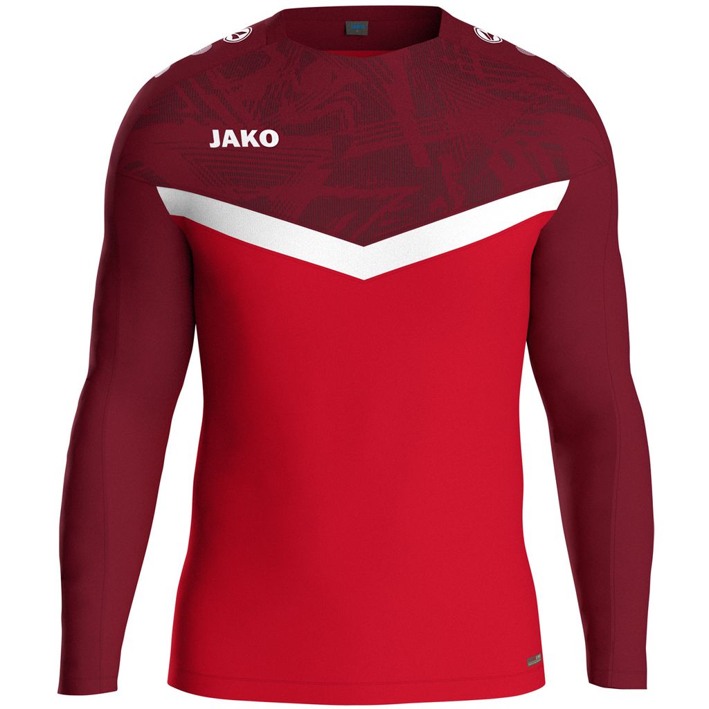 Jako Sweat Iconic Kinder rot weinrot Gr 128