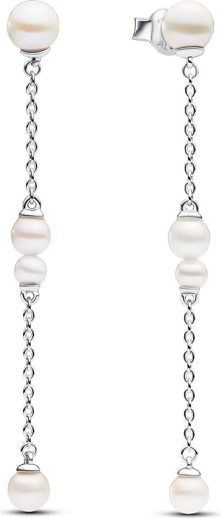 Pandora Ohrhänger Pearl Drop 293152C01 Silber