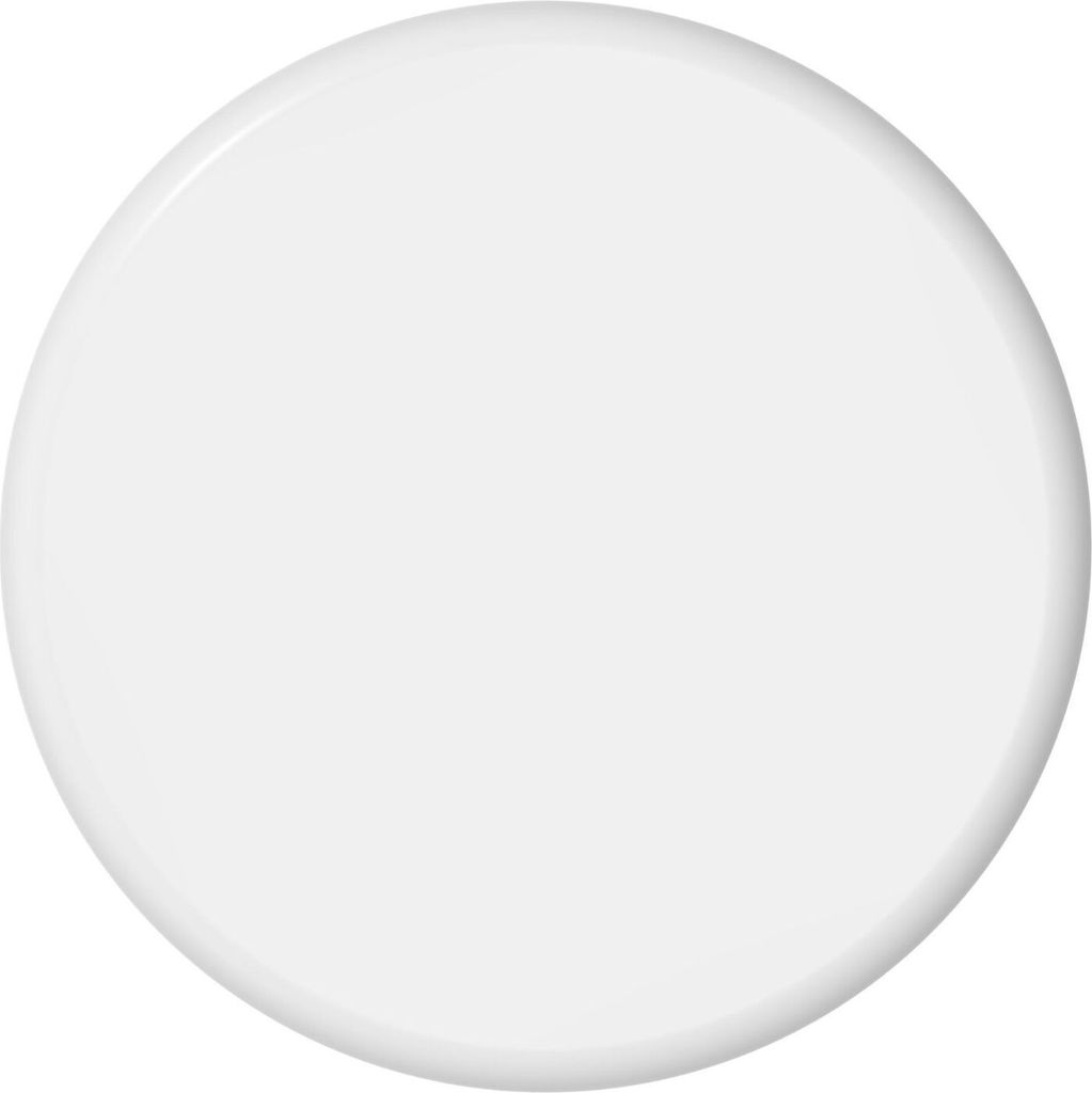 Magnet "Rund" - Mini Magnet aus BPA-freiem Material - starker Halt für Kühlschrank und Magnettafeln - kompakte Größe für zu Hause - Weiß