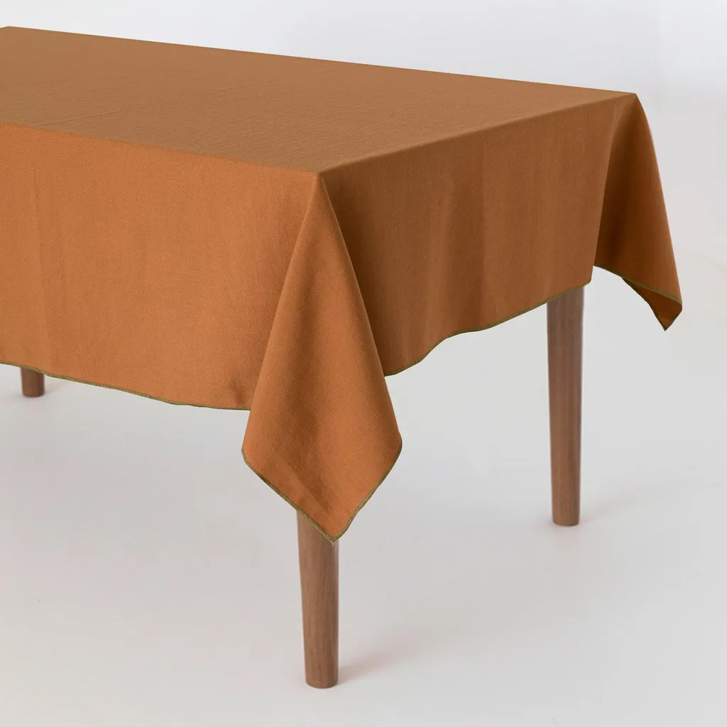 Nappe Solace 140x140 cm Terrakota 100% Polyester Fabriqué en Europe