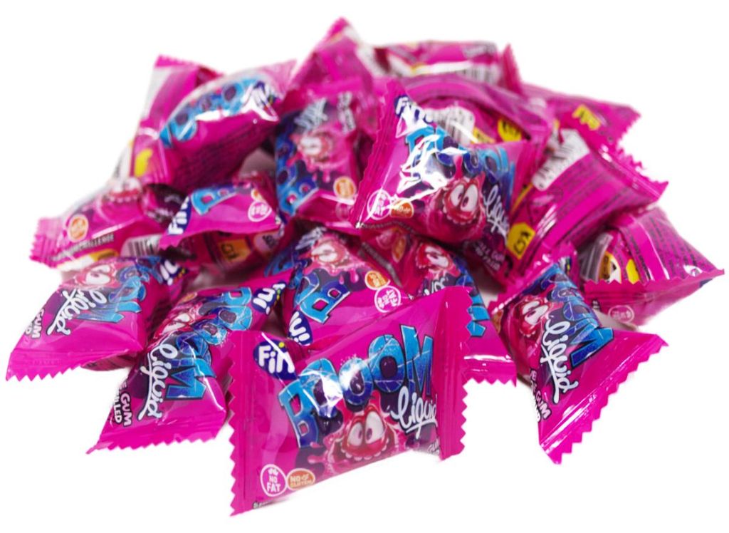 Fini Boom Lipuid Filled Gum Fragola Fragola Gomma da Immagine del prodotto 