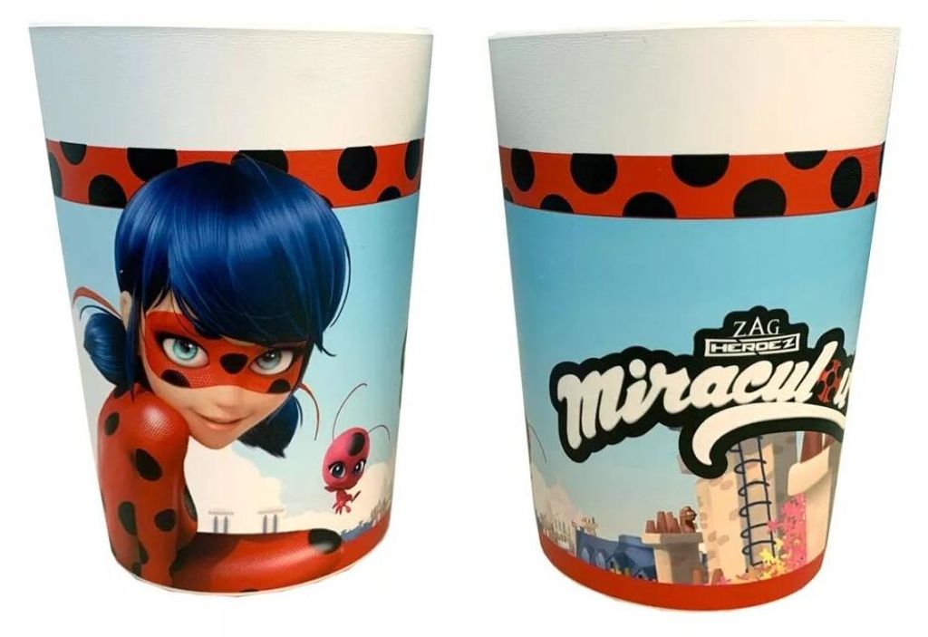 Miraculous Geschichten Plastikbecher 2-teiliges Set 230 ml
