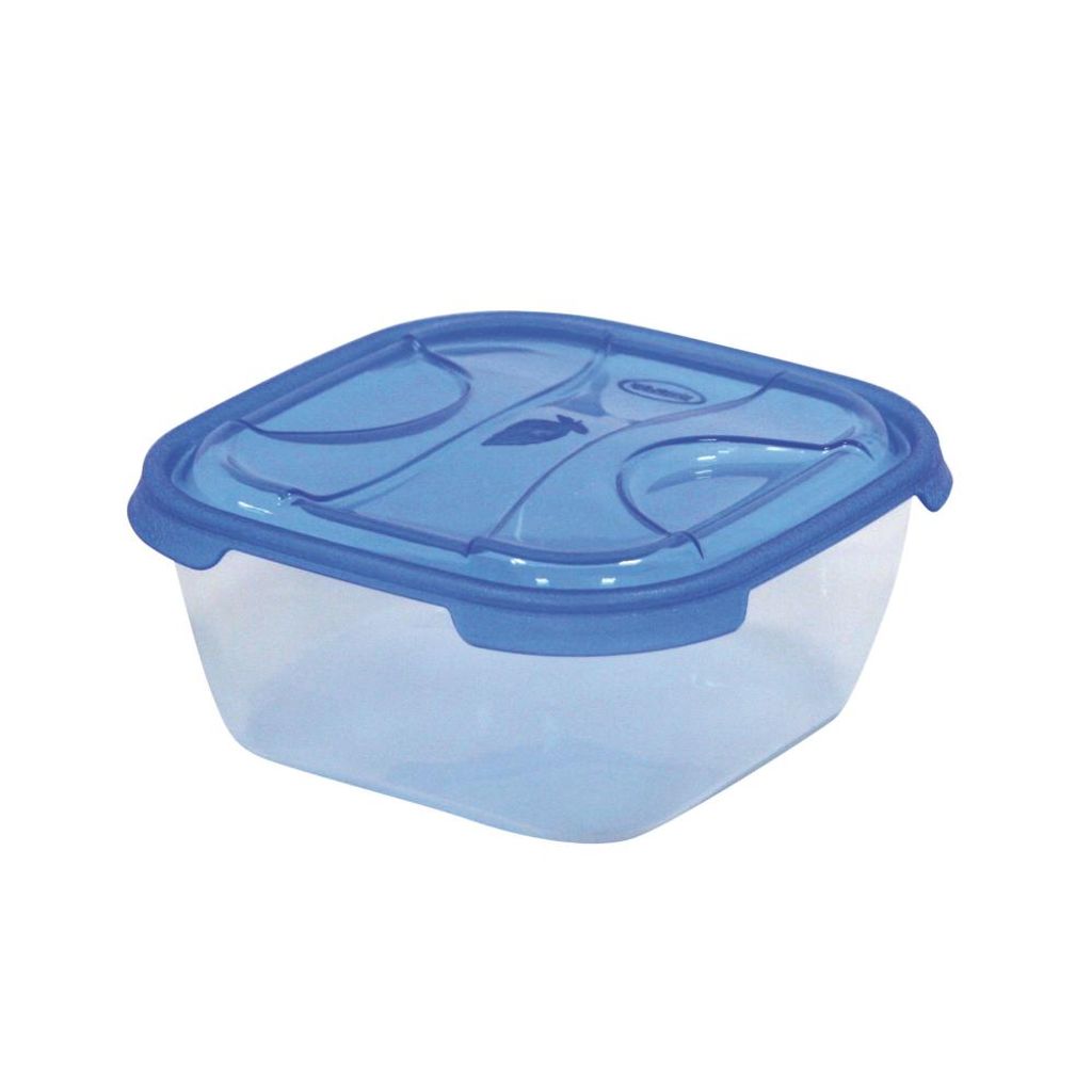 AXENTIA Gefrier-Frischhaltedose Nuvola 1,00 Liter blau quadratisch