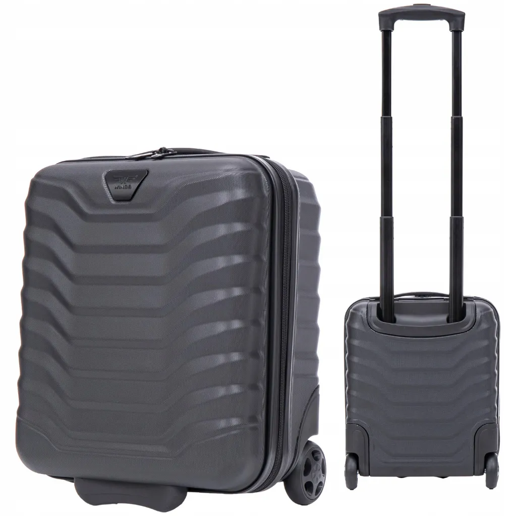 Valise cabine verte rigide en ABS 55cm grand volume 35L - TravelX XS