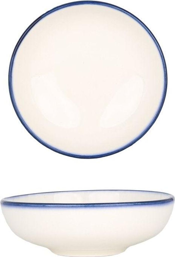 Bonna Serveerschaal - Linea Blue - Porselein - 10 cm Productafbeelding 