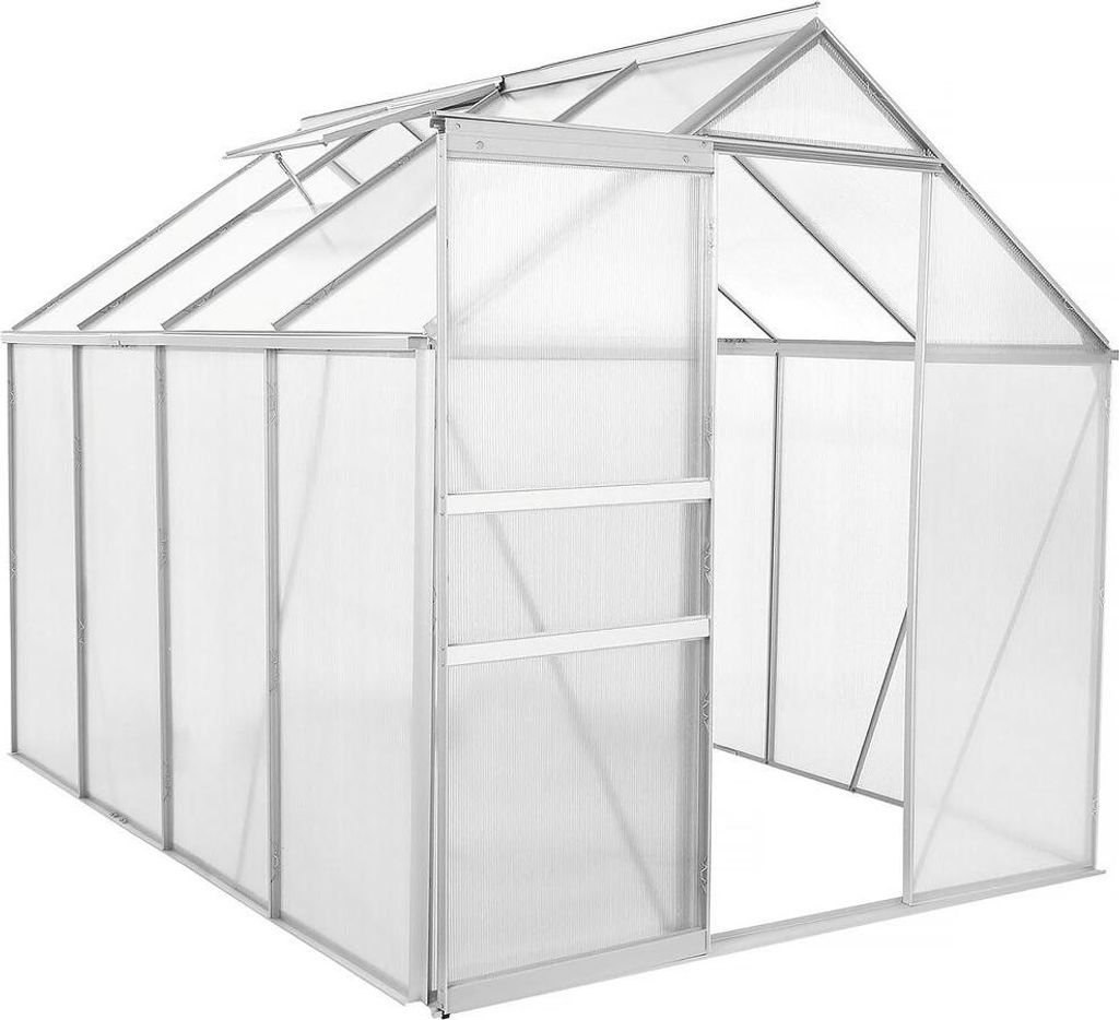 Serre jardin polycarbonate 250 x 190 x 195 cm "Basilic" - Image du produit 
