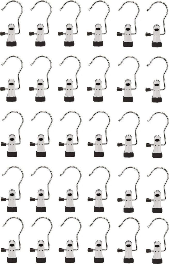 INF Haken mit Klemme Edelstahl 30-pack