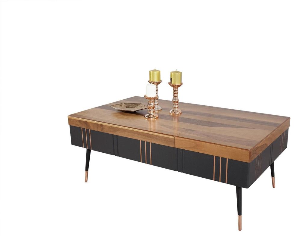 Kaffeetisch Couchtisch Tisch Wohnzimmer Tische Beistelltisch Holz Sofa 120x68cm