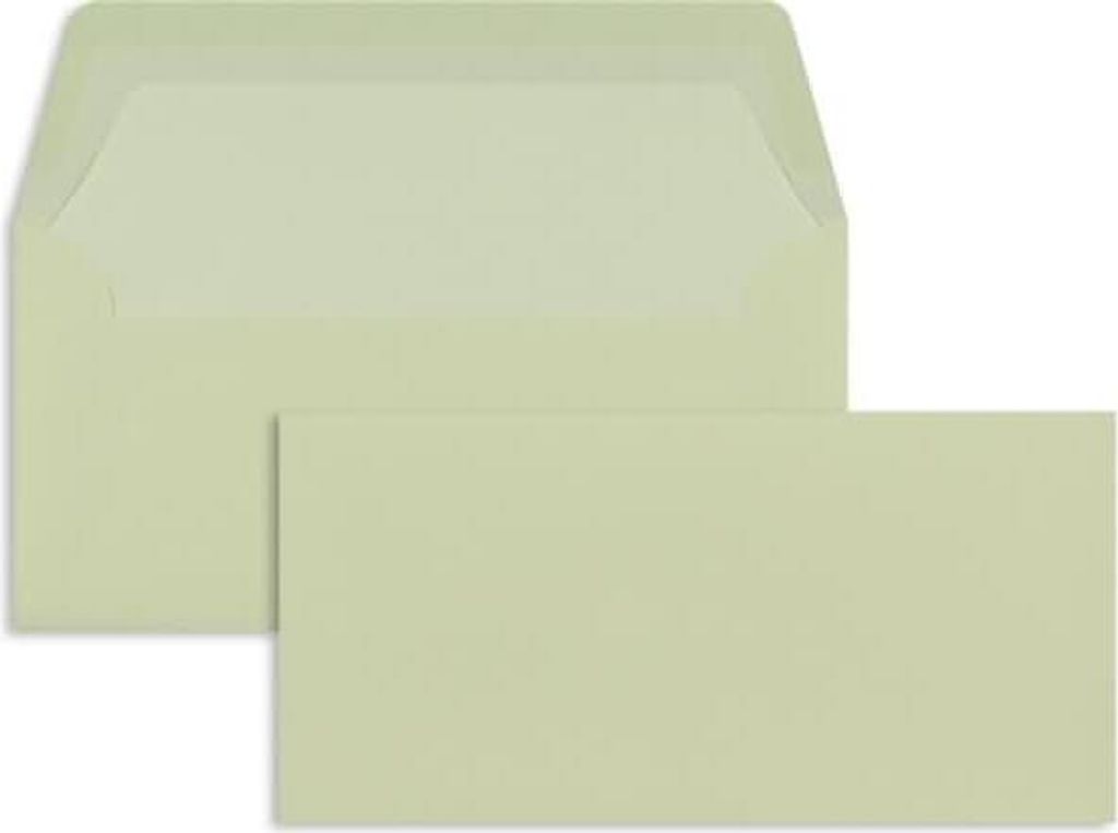 Briefumschläge DINlang 100g/qm gummiert VE=100 Stück chamois