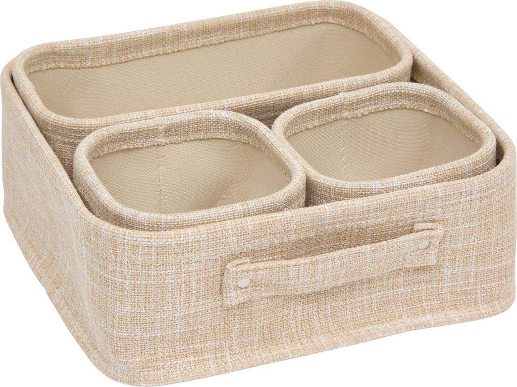 Set 4 körbe beige - 5 five simply smart