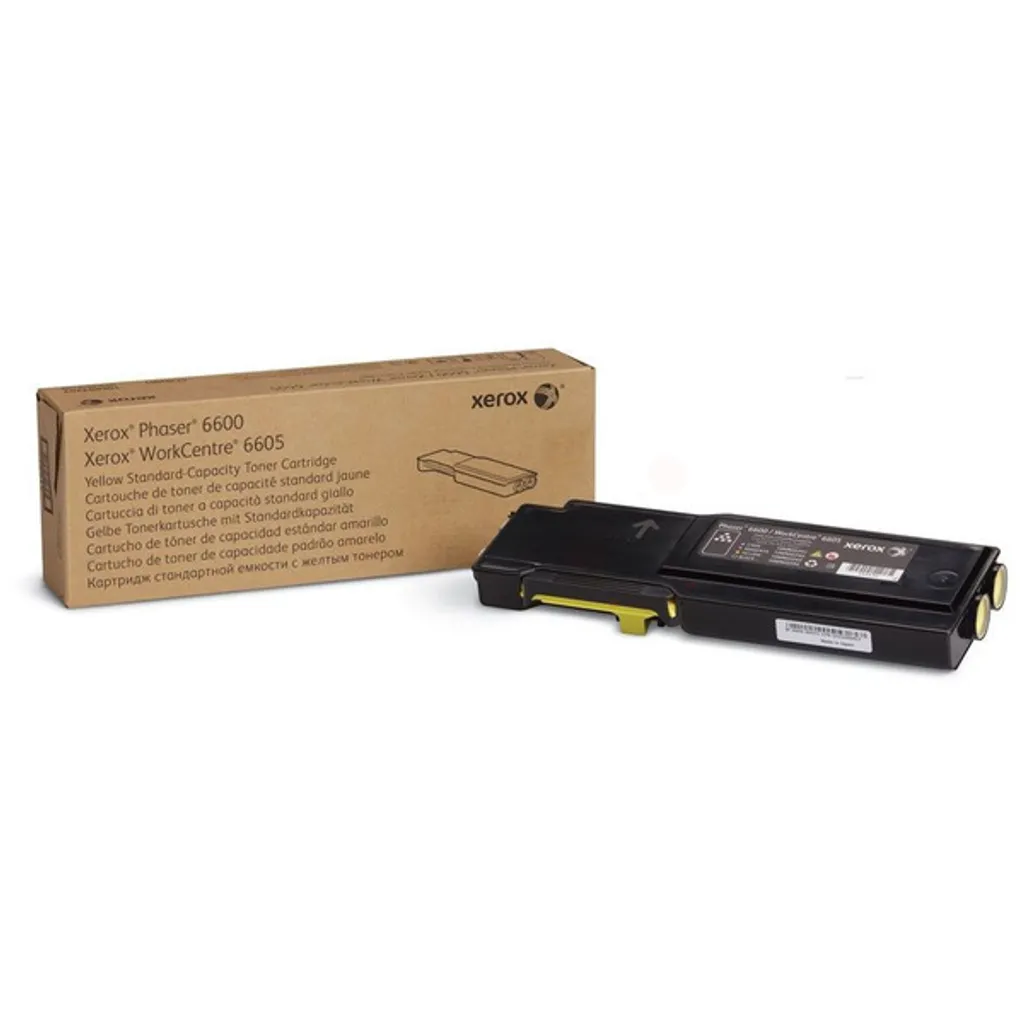 Toner Jaune Xerox 106R02251 pour Éviter les Traces sur Phaser 6600