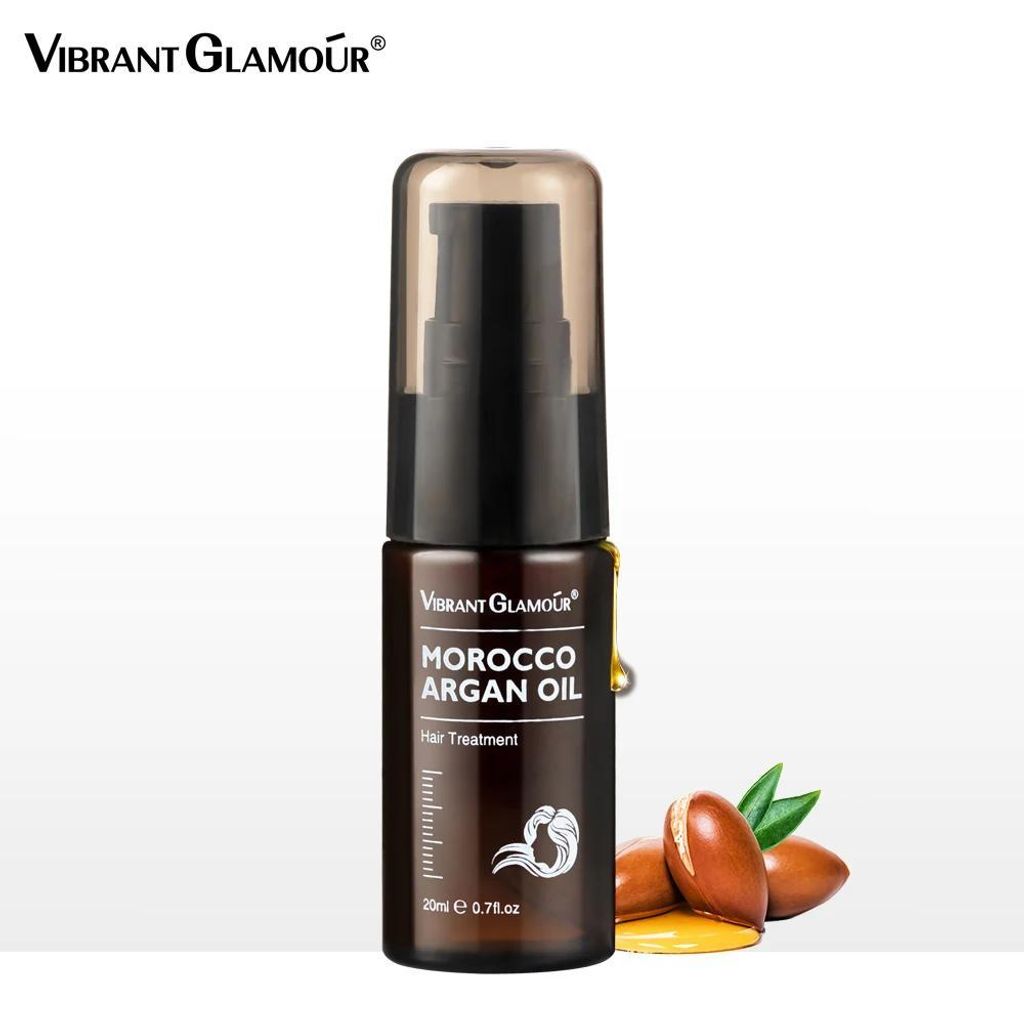KBruShop VIBRANT GLAMOUR Marokkanisches Ätherisches Haaröl Reparatur, Glanz & Pflege 20ml