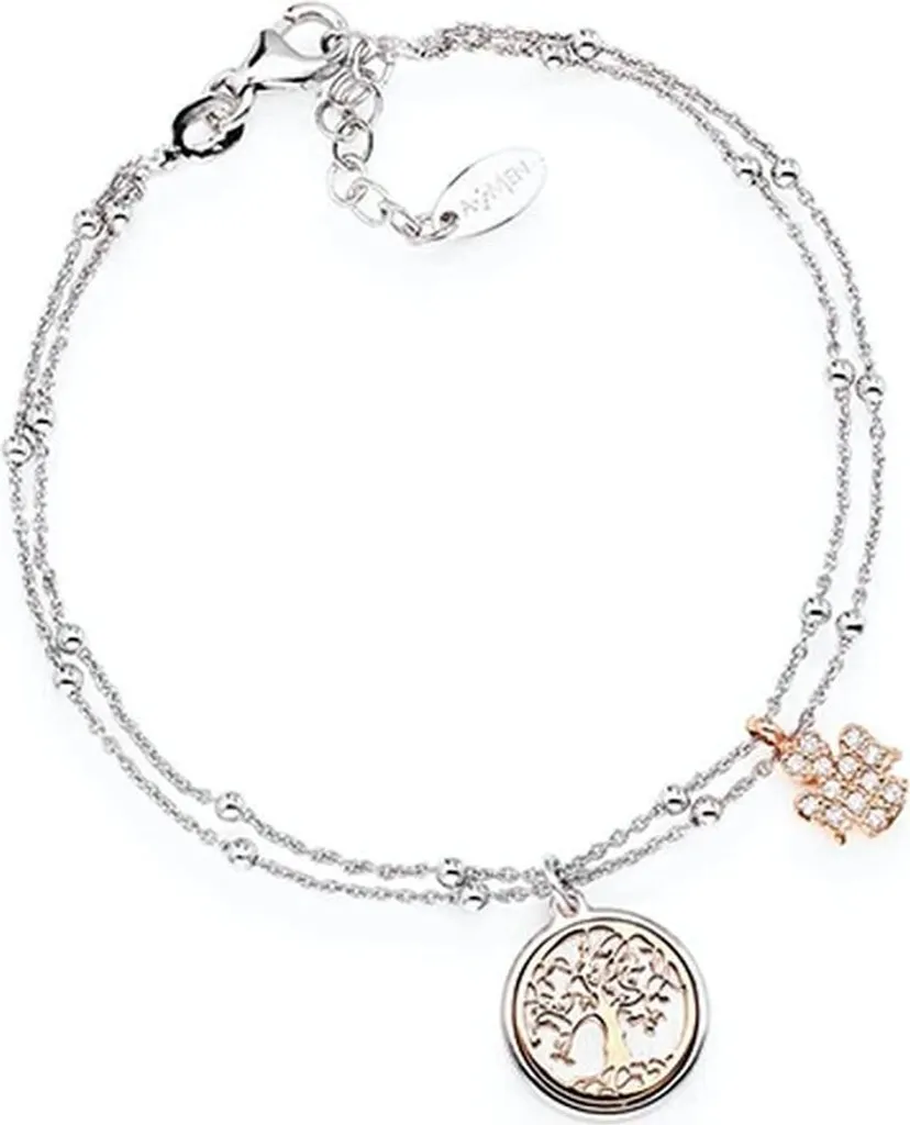 Bracelet Gourmette Femme Amen BR2AL - Bijouterie Fine en Argent 925
