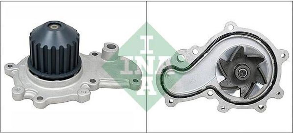 INA 538 0673 10 Wasserpumpe, Motorkühlung OE 4667660 kompatibel mit Voyager, Stratus, Sebring, PT Cruiser, Neon II, Neon, Cirrus