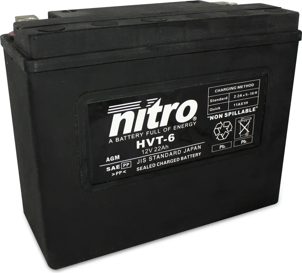 Batterie Gel 12V 23Ah 360A NITRO HVT 06 : Fini les Problèmes de Démarrage !