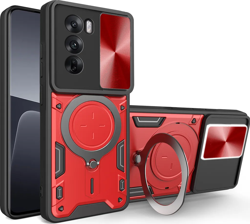 Custodia Oppo Reno12 Pro Rossa: Addio Schermi Rotti e Lenti Graffiate