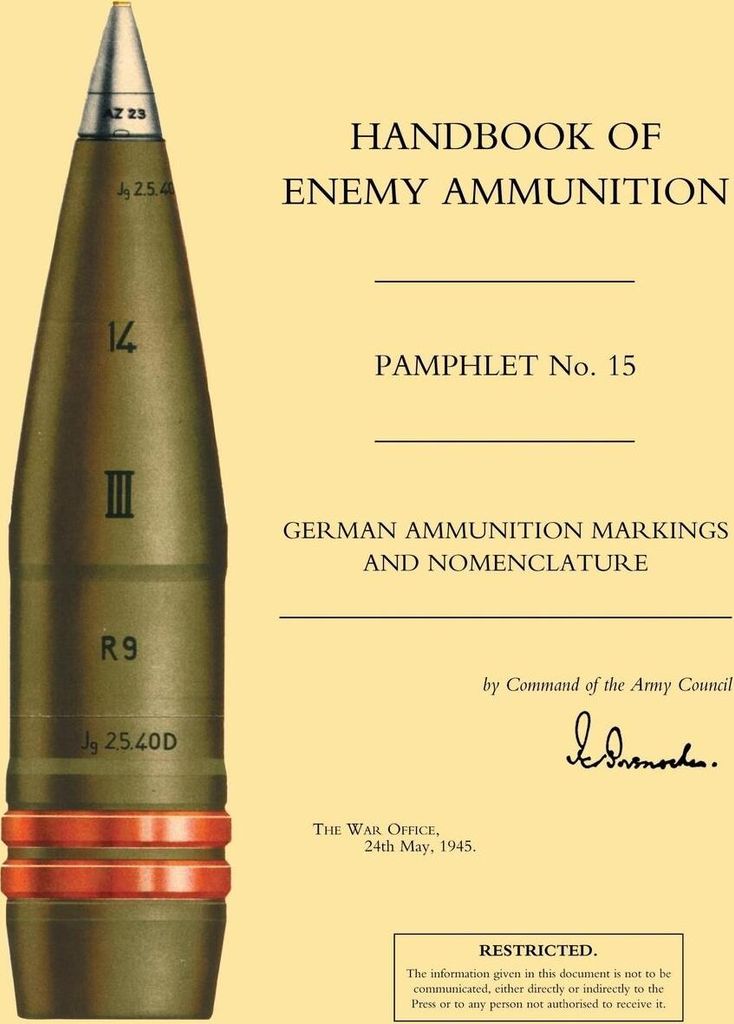 Handbook Of Enemy Ammunition