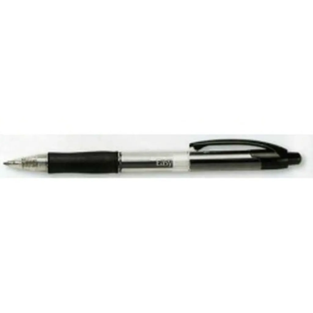 Stylo gel noir rétractable Tratto Easy Gel idéal pour prise de notes x10