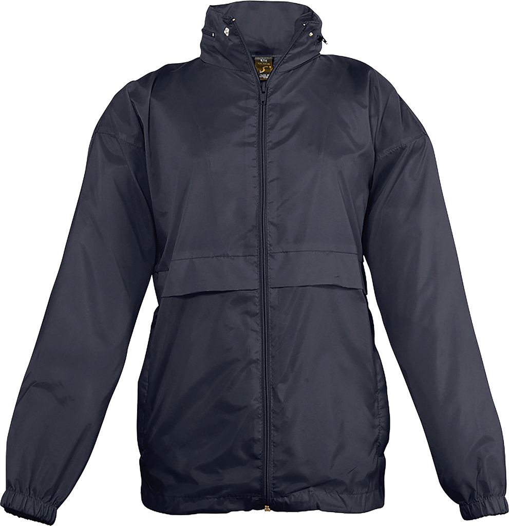 SOLS Kinder Windbreaker Jacke Surf PC365 (140) (Marineblau)