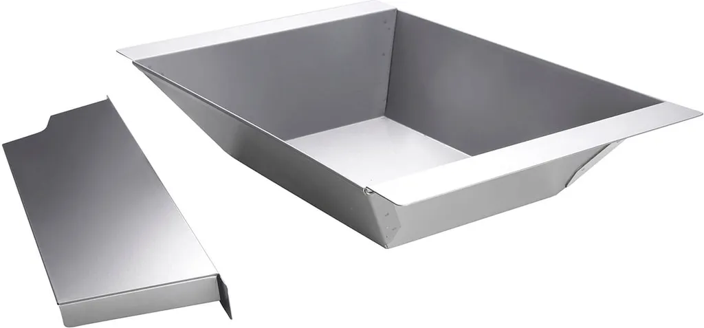 All'Grill Inox Insert à charbon avec déflecteur pour barbecue série CHEF