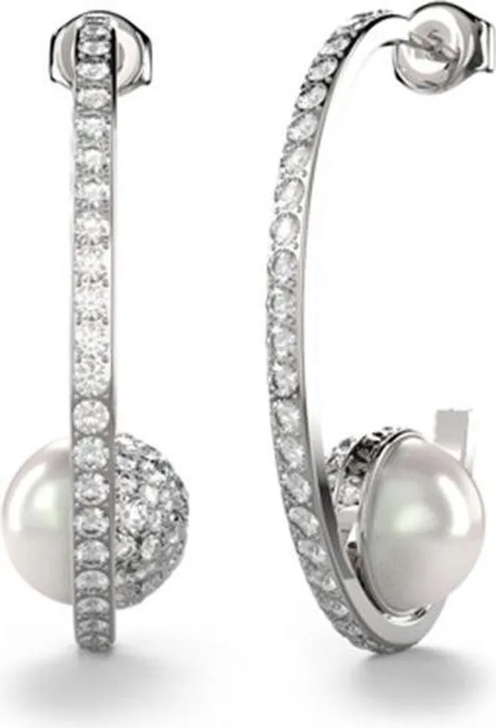 Boucles d'oreilles Femme Guess JUBE04452JWRHT-U Hypoallergéniques Argent