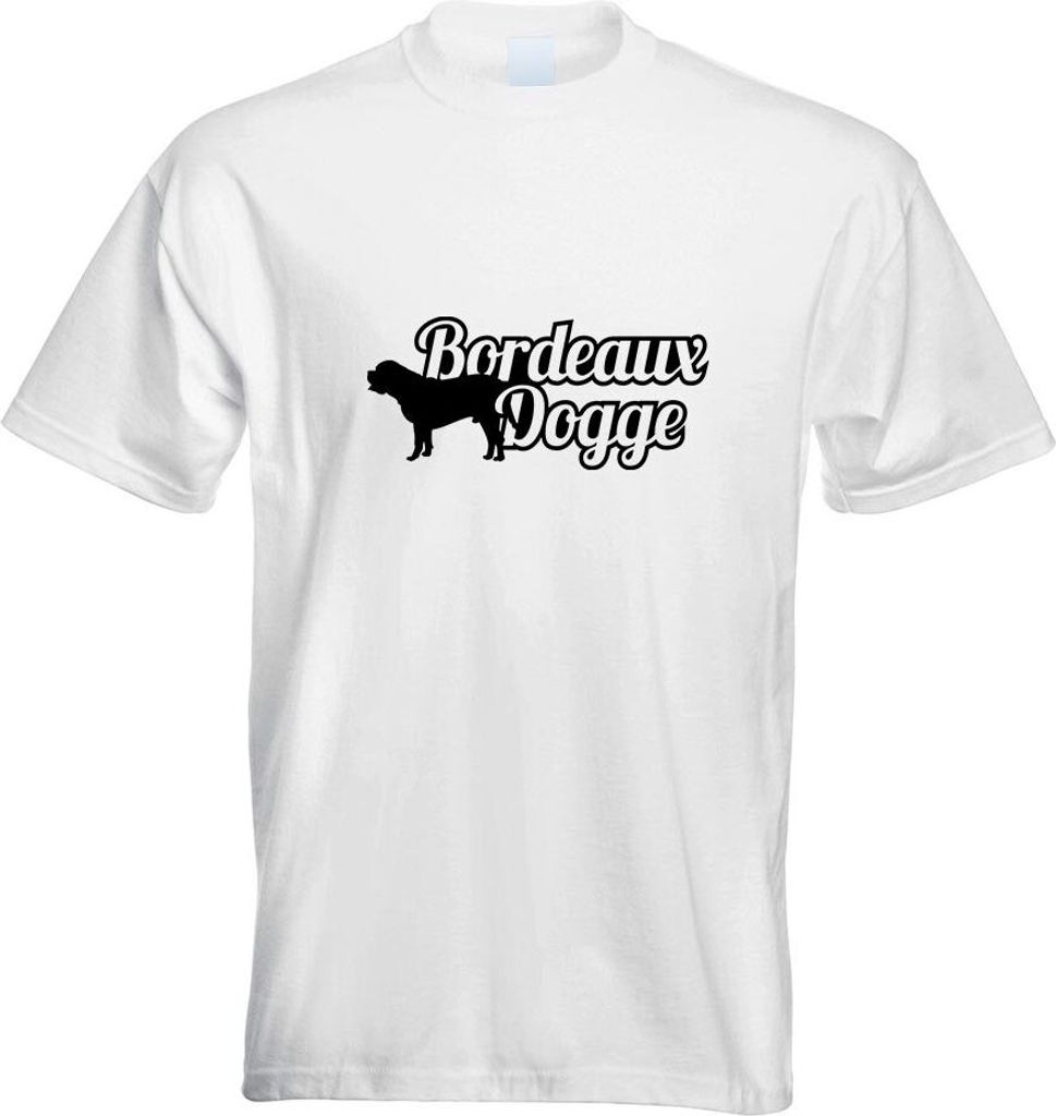 Kiwistar - T-Shirt - Weiss - Dogue de Bordeaux Herren Funshirt Bedruckt Design Sprüche Spruch Motive - mit Motiv Bedruckt - Funshirt Design - Spor...