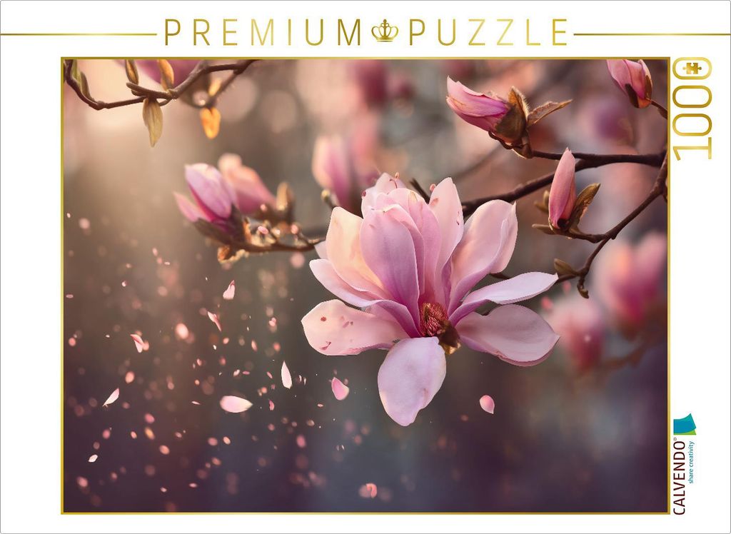 CALVENDO Puzzle Magnolienduft | 1000 Teile Lege-Größe 64x48cm Foto-Puzzle für glückliche Stunden