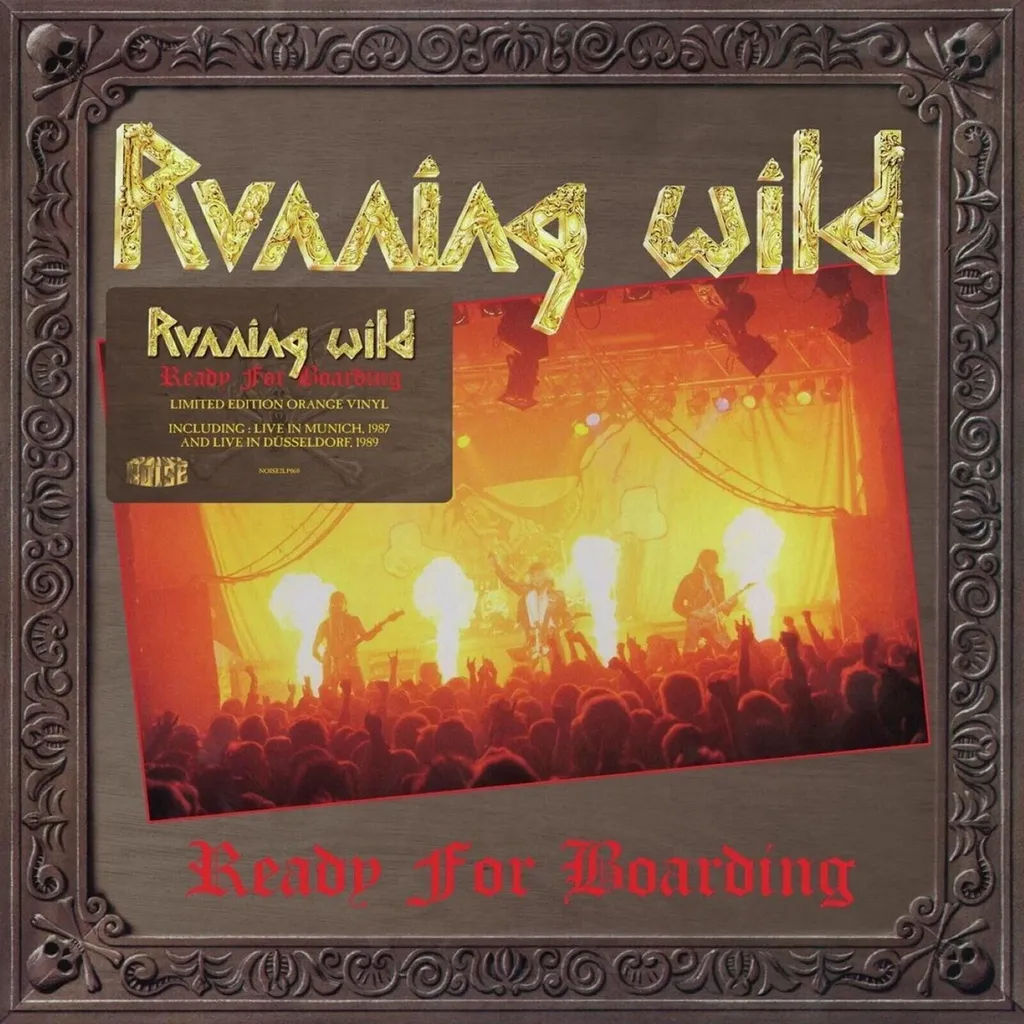 Running Wild Ready For Boarding Vinyle Orange Édition Limitée Heavy Metal