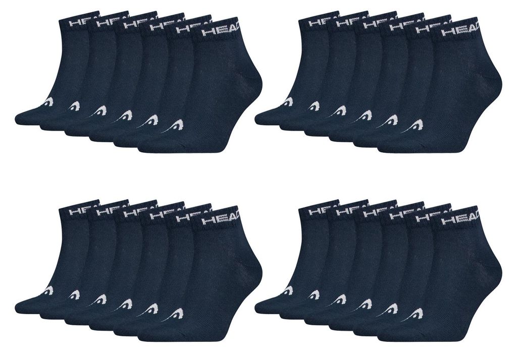 12 Paar HEAD Uni Quarter Socken All Sports Training Socks Produktbild 