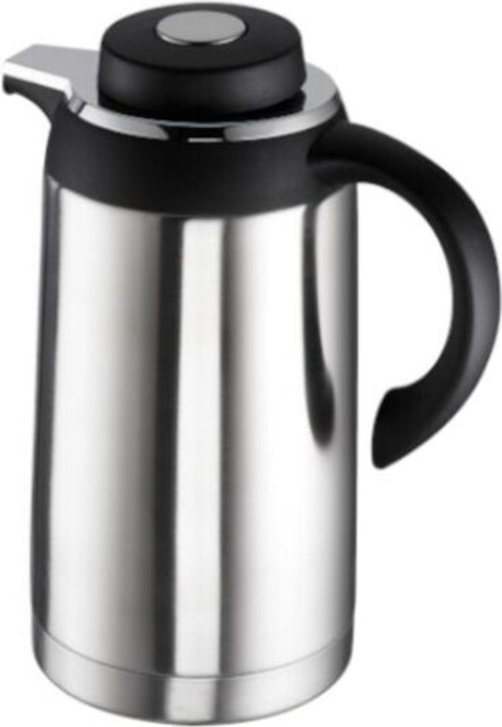 Schulte-Ufer Isolierkanne Iso-Star 1,6 l Thermoskanne Edelstahl Isolierflasche