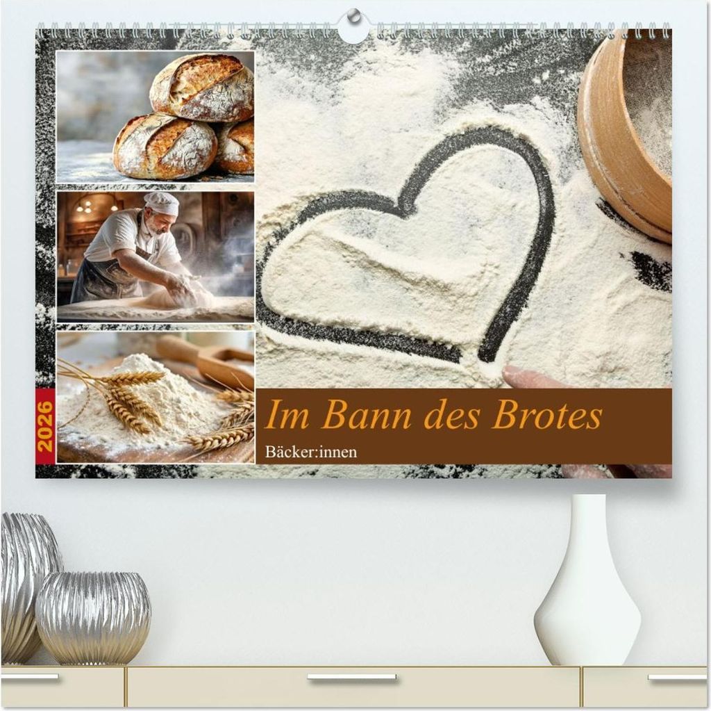 Im Bann des Brotes - Bäcker:innen (hochwertiger Premium Wandkalender 2026 DIN A2 quer), Kunstdruck in Hochglanz