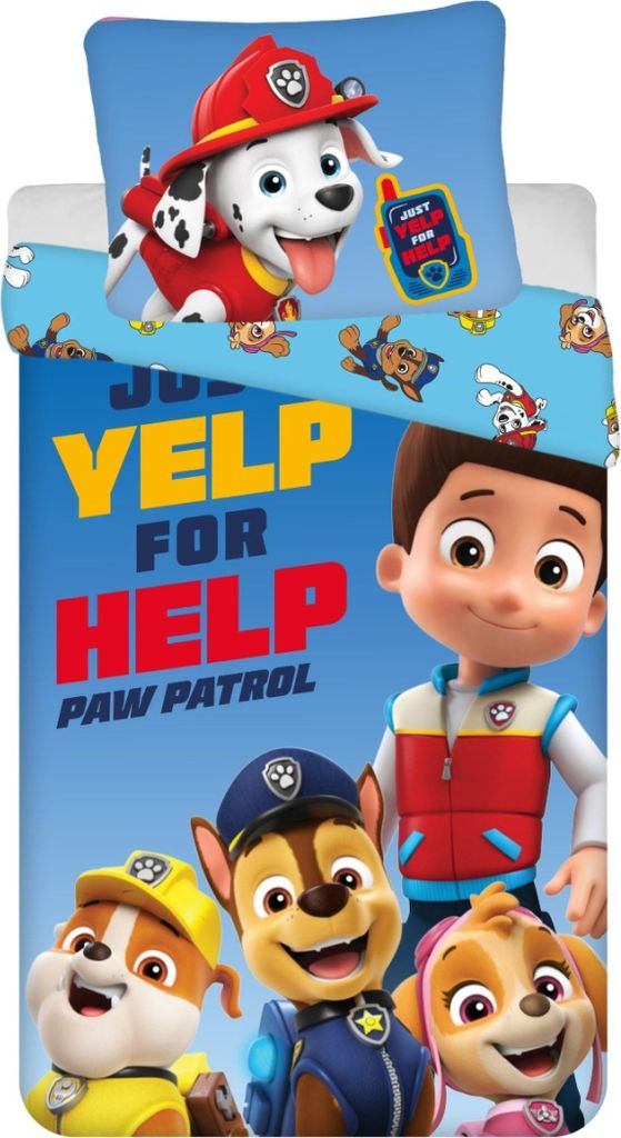 Leinen inklusive Paw Patrol PP 427 Hilfe 140x200, 70x90 cm Produktbild 