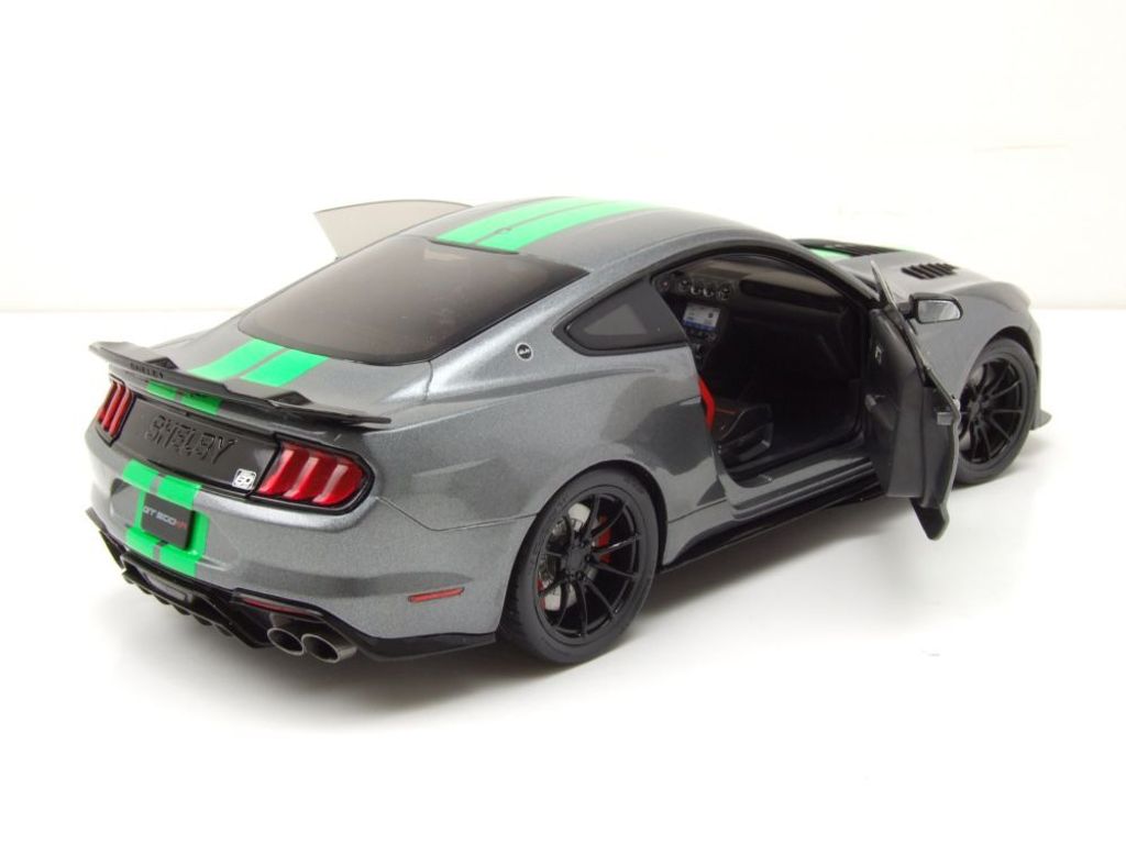 Modellauto 1:18 Ford Shelby GT500 grau-grün Produktbild 6