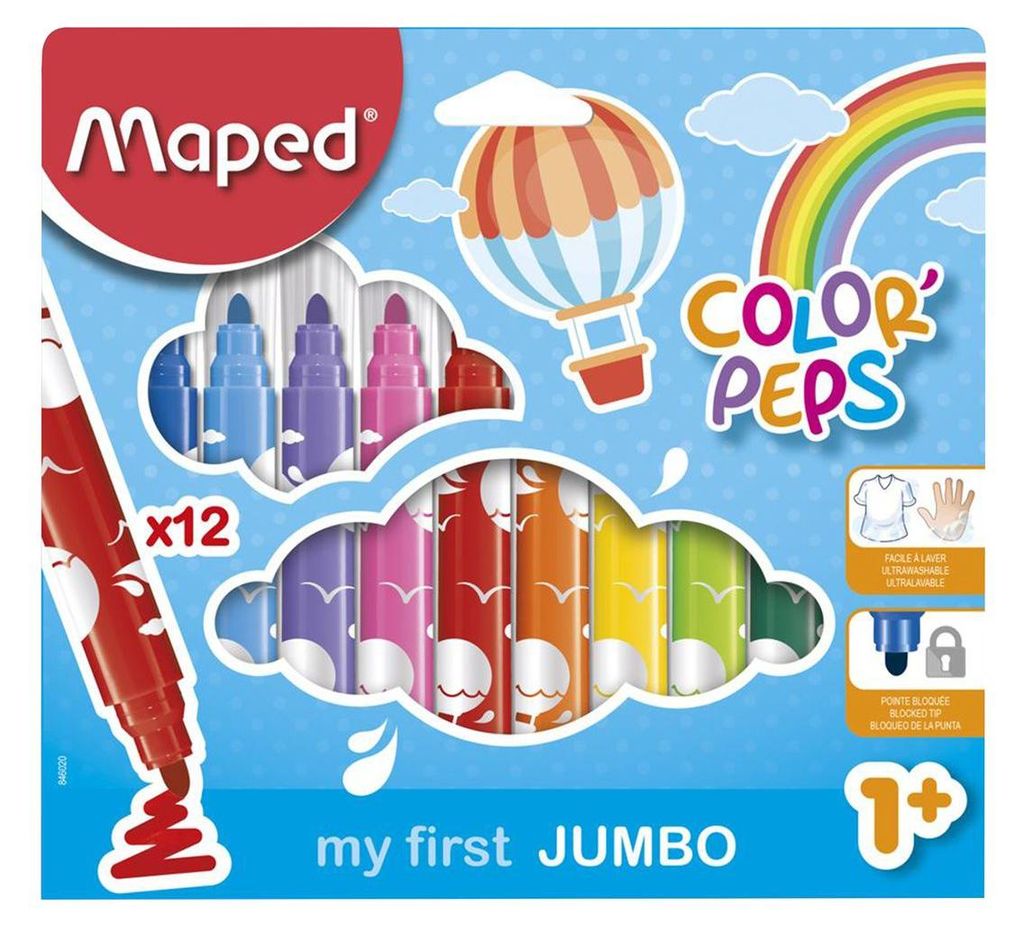 MAPED Color'Peps Jumbo 12 pièces Image du produit 