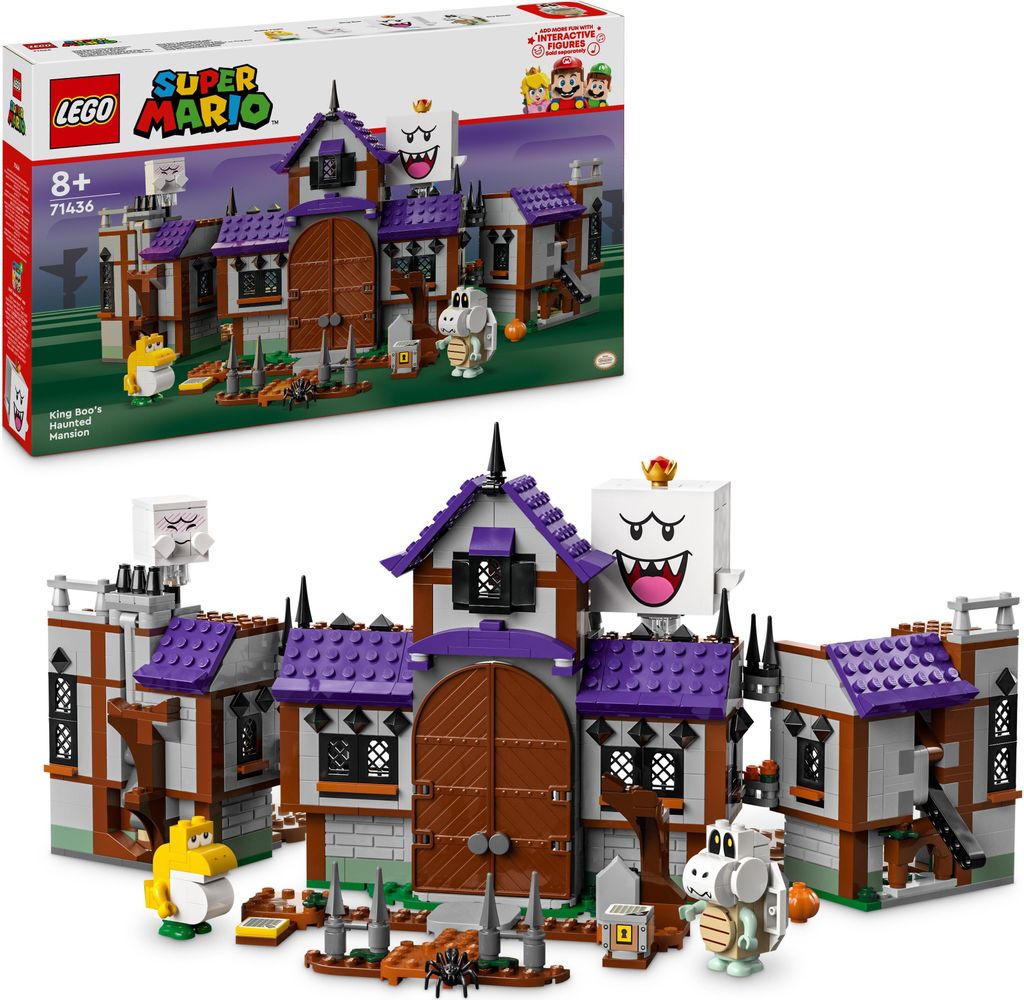 LEGO Super Mario König Buu Huus Spukhaus, Spielzeuggeisterhaus für Kinder, Nintendo Set zum Sammeln, mit Baby Yoshi, Geschenk für Jungen, Mädch...